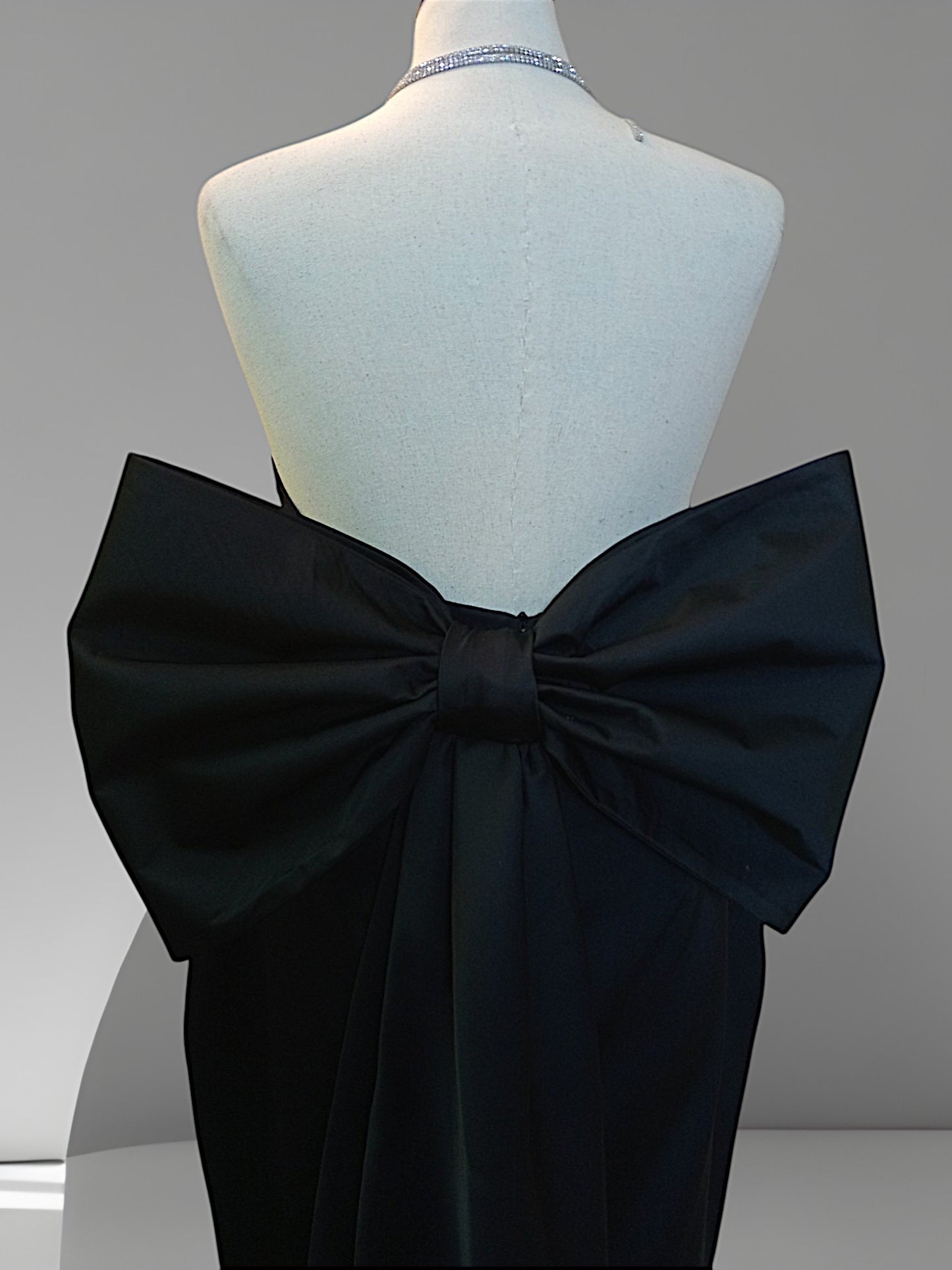 MARAYA Black Mermaid Dress, Black Wedding Dress