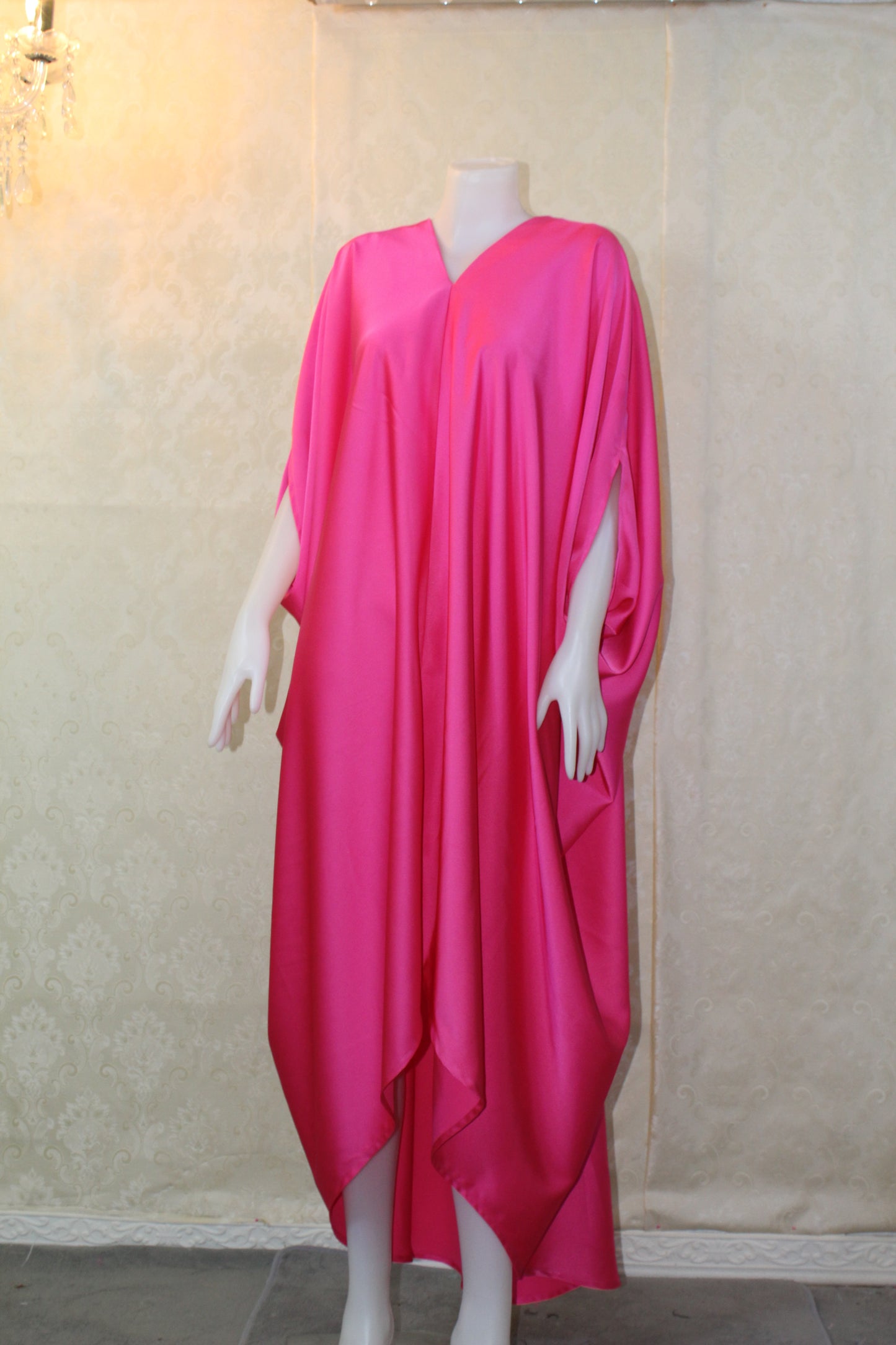 MARAYA Kaftan Feather Dress, dress for women, Maxi Dress, Loose fitting kimono dress, Luxury kaftan evening dress, Plus size kaftan dress