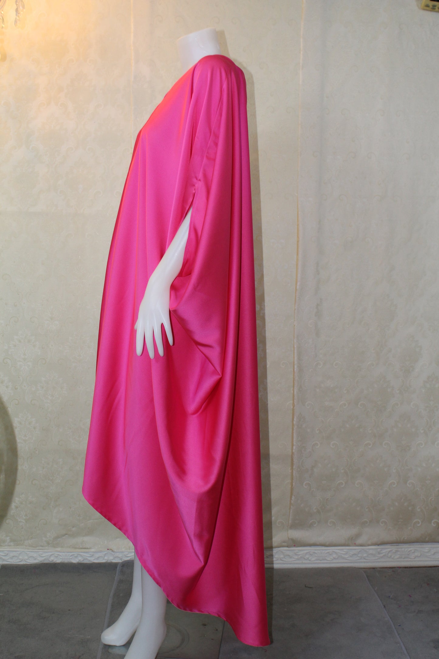 MARAYA Kaftan Feather Dress, dress for women, Maxi Dress, Loose fitting kimono dress, Luxury kaftan evening dress, Plus size kaftan dress
