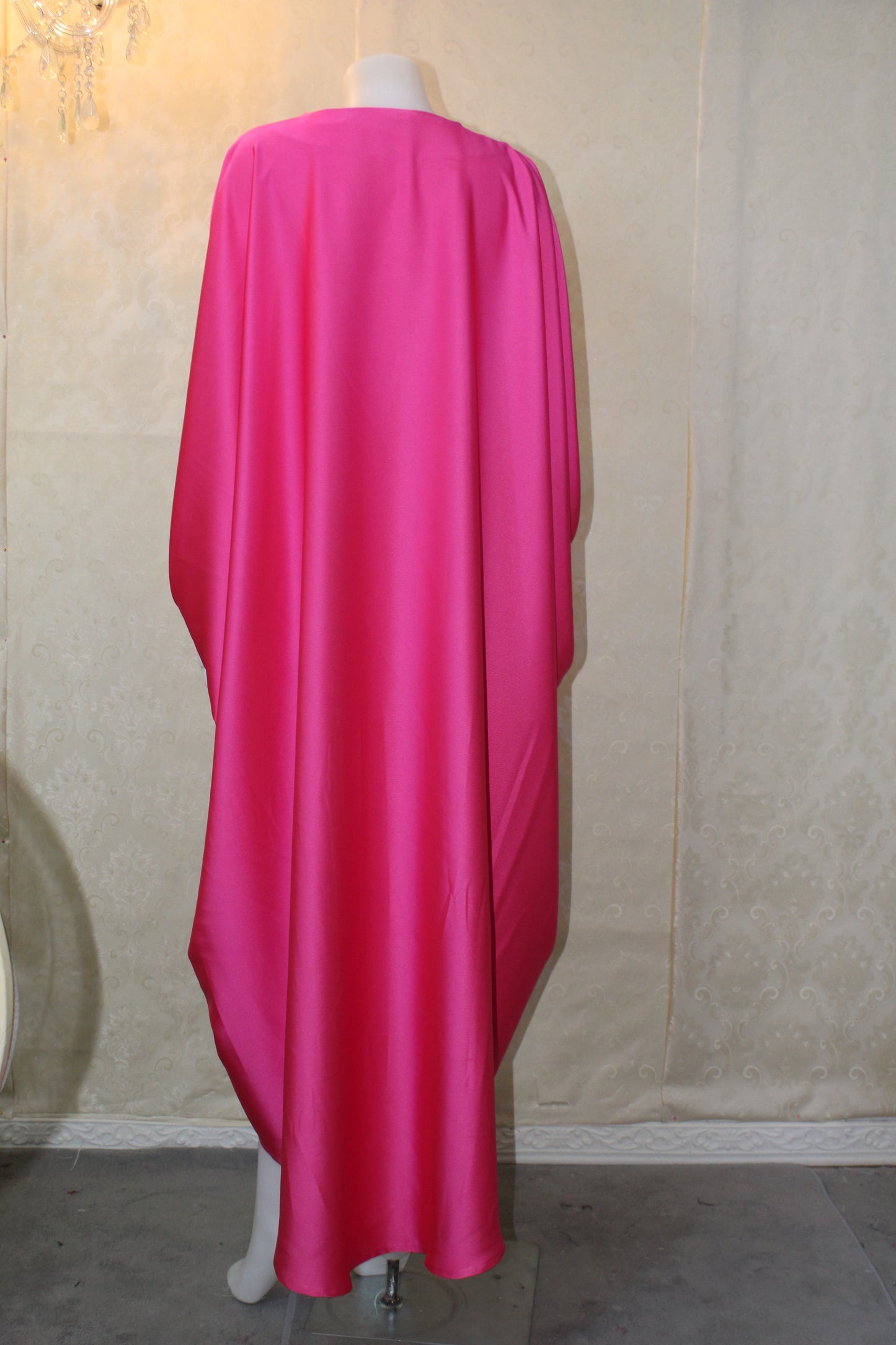 MARAYA Kaftan Feather Dress, dress for women, Maxi Dress, Loose fitting kimono dress, Luxury kaftan evening dress, Plus size kaftan dress