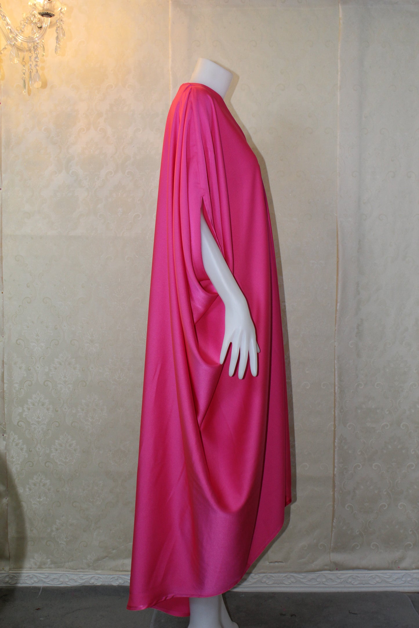 MARAYA Kaftan Feather Dress, dress for women, Maxi Dress, Loose fitting kimono dress, Luxury kaftan evening dress, Plus size kaftan dress