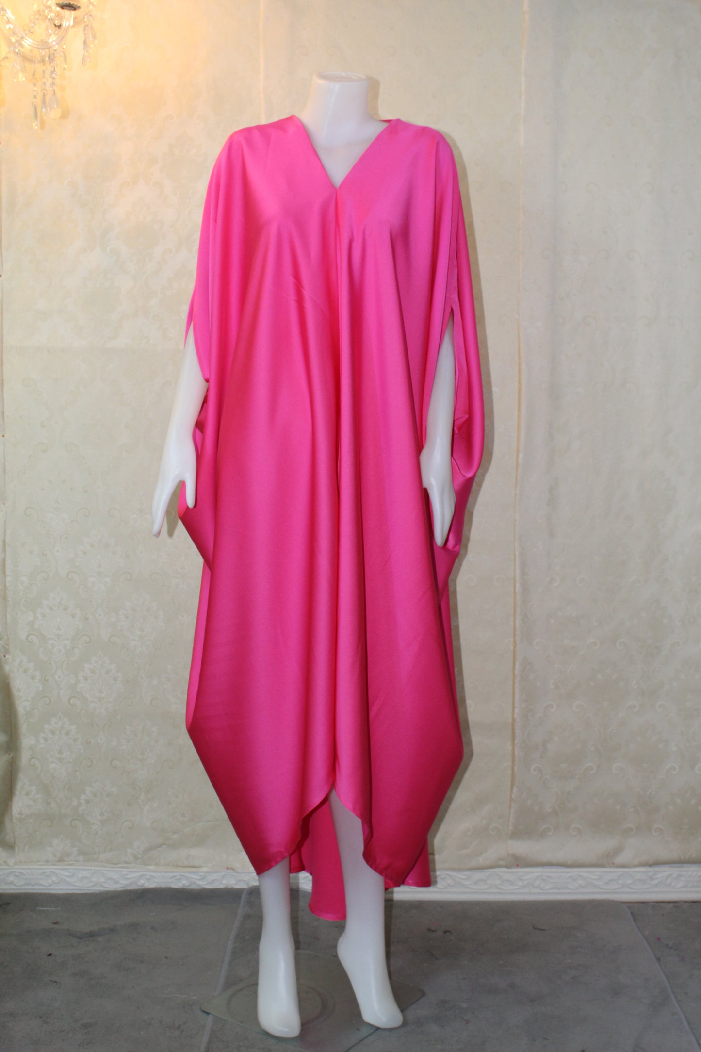 MARAYA Kaftan Feather Dress, dress for women, Maxi Dress, Loose fitting kimono dress, Luxury kaftan evening dress, Plus size kaftan dress