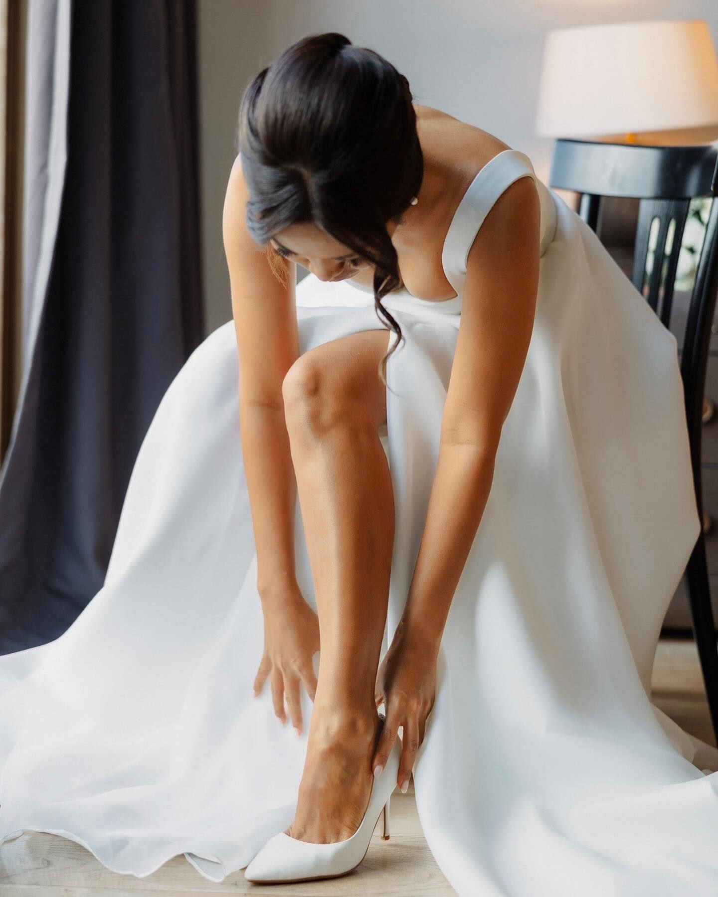 Minimal Wedding Maxi Dress, Minimal Wedding Dress