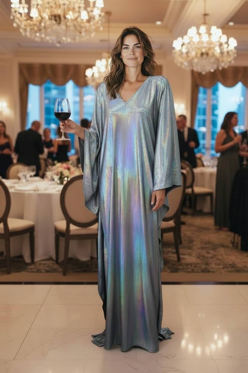CERVIA Silver Black Sparkle kaftan dress, Party Dress – THEIDEACRAFTS: Feather Dress | Elegant & Sexy Dress
