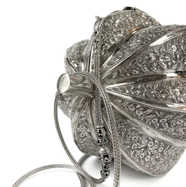 Star Fruit 92.5% Sterling Silver Shoulder Bag