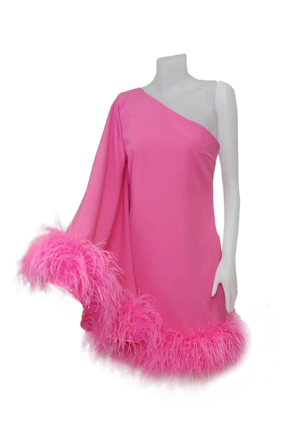 Shocking Pink Royal Blue One-Shoulder Mini Dress THEIDEACRAFTS: Feather Dress | Elegant & Sexy Dress | Bohemian Wedding Dress Shocking Pink Royal Blue One-Shoulder Mini Dress THEIDEACRAFTS: Feather Dress | Elegant & Sexy Dress | Bohemian Wedding Dress