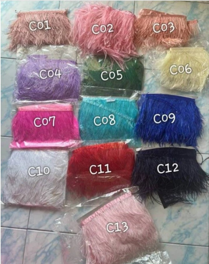 MARAYA Plus Size Feather Rounded Crop Top, Prom dress, Cocktail party, cocktail dress, party dress, costume party, hen night party