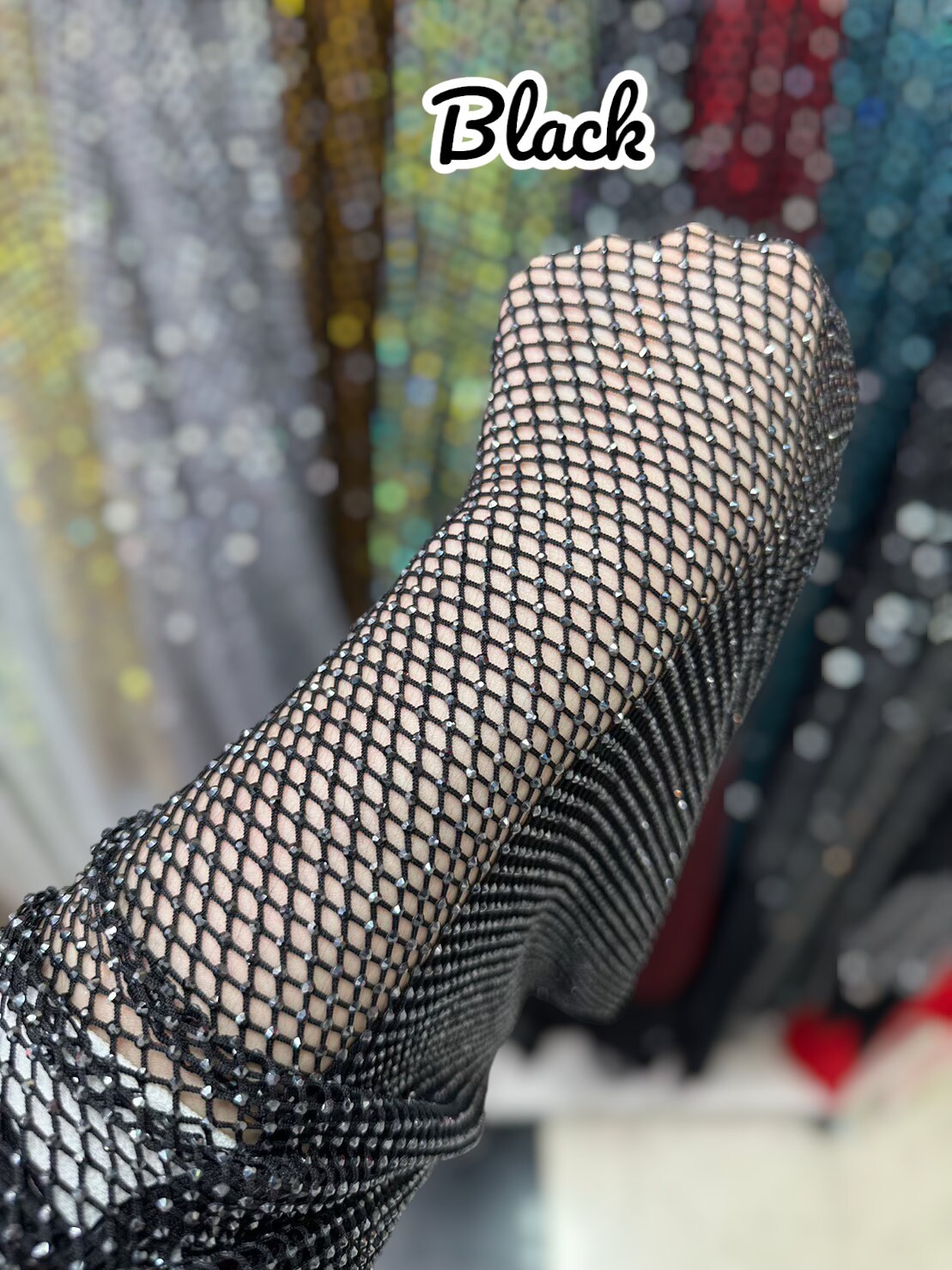 MARAYA Plus Size Black Rhinestone Mesh High Neck Long Sleeve Bottom Mini Feather Dress