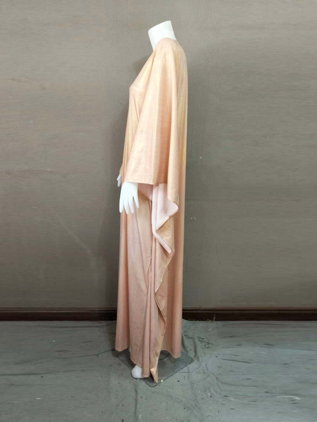 CERVIA Pink Pearl Sparkle Kaftan Dress, Party Cover-Up