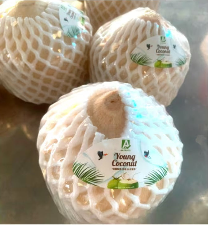 300 cartons. Wholesale Fresh Young Coconut, Premium Diamond Tropical Shell Style Color,  High Quality from Thailand,