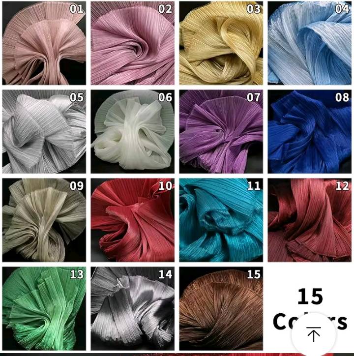 MARAYA Metallic Miyake Pleated Boubou Dress