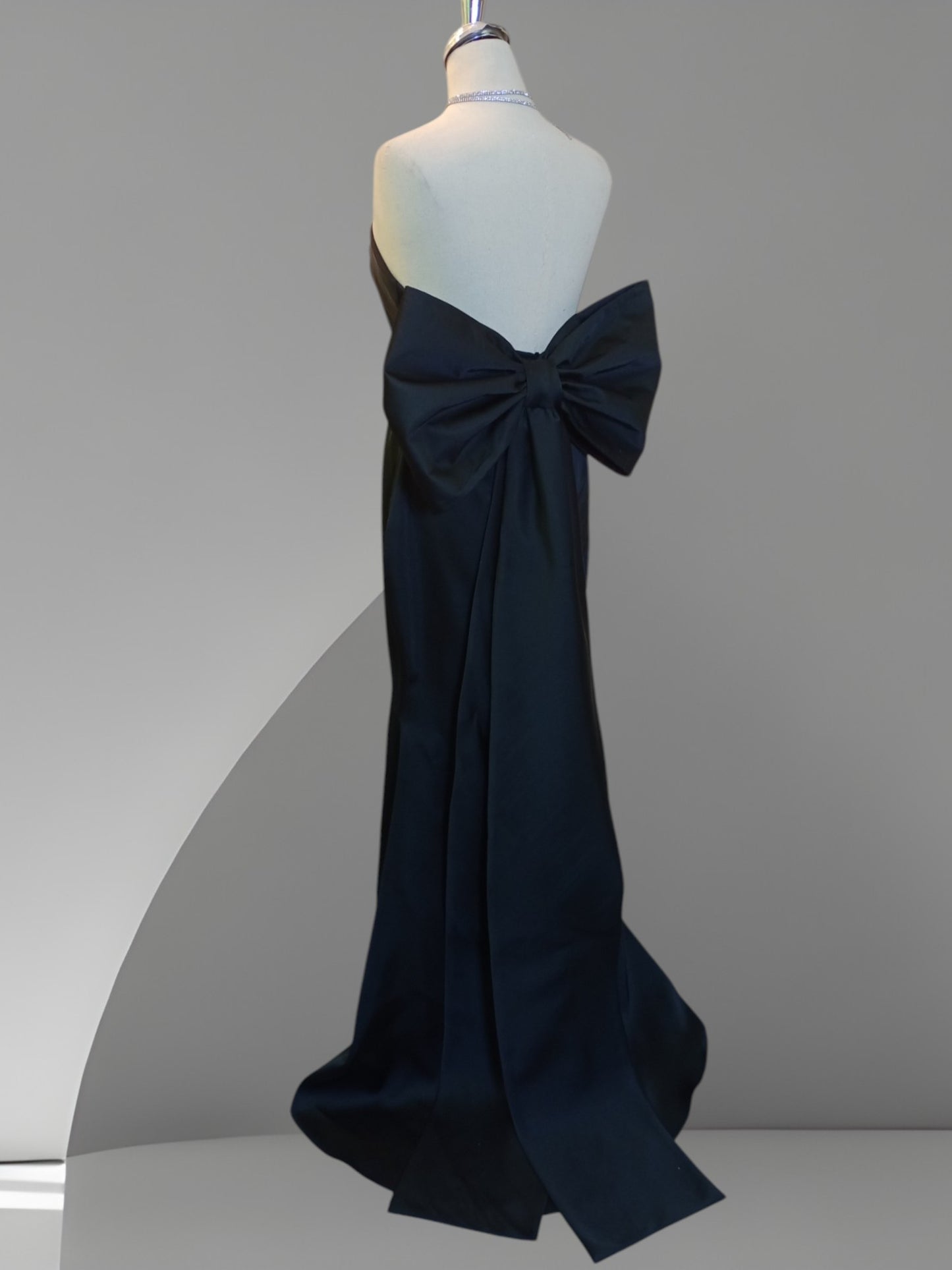 MARAYA Black Mermaid Dress, Black Wedding Dress