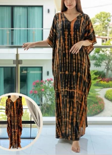 SD01 Tie Dyed Kaftan Dress, Long Kaftan Simple Dress, Bohemian Chic, Caftan for Effortless, Hand-Dyed Dress, Long Beach dress, tie dye dress