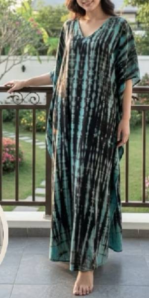 SD04 Tie Dyed Kaftan Dress, Long Kaftan Simple Dress, Bohemian Chic, Caftan for Effortless, Hand-Dyed Dress, Long Beach dress, tie dye dress