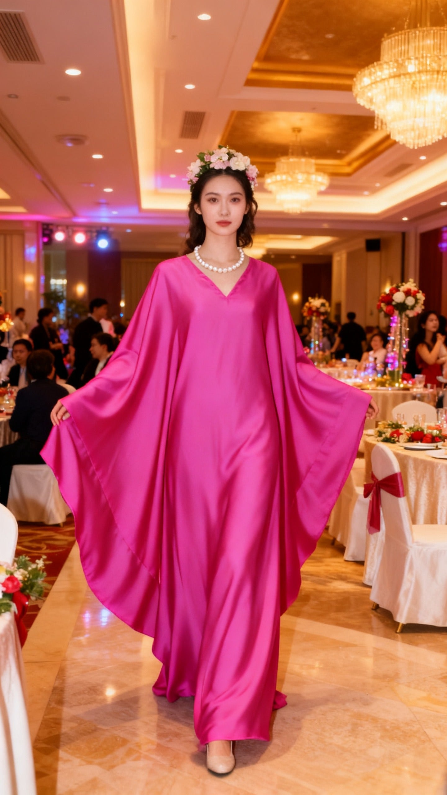 CERVIA Kaftan Dress,dress for women, Maxi Dress, Loose fitting kimono dress, Luxury kaftan evening dress, Plus size kaftan dress