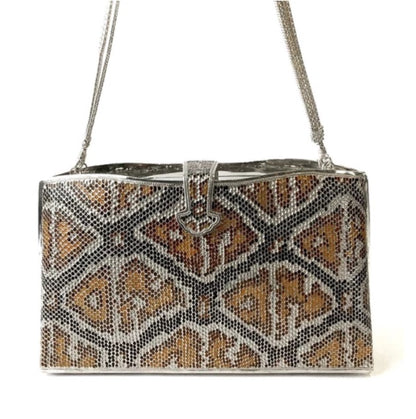 Shoulder Bag Naga pattern, 92.5% pure silver.