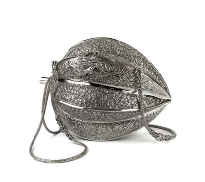 Star Fruit 92.5% Sterling Silver Shoulder Bag