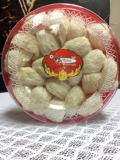 300 g. Thailand Natural Edible Swallow Bird Nest White Large Bowl