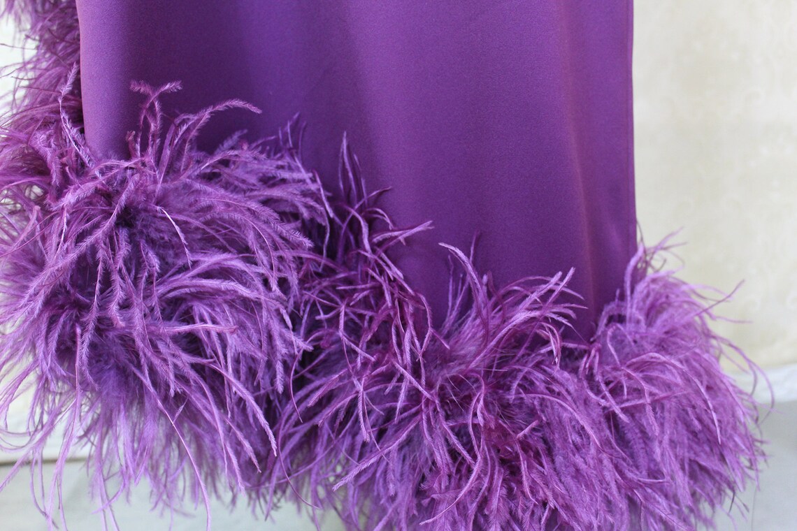 Plum Purple One-Shoulder Maxi Dress