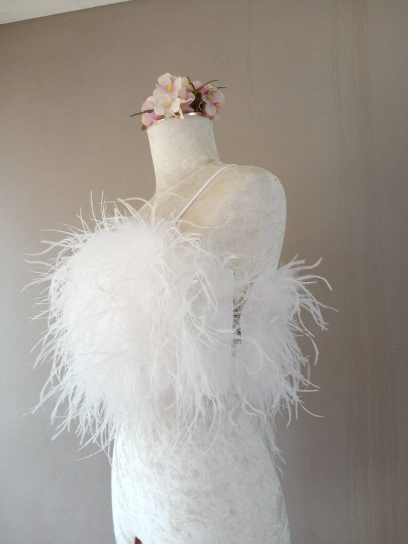 White Fur&Mink Crop Top, Prom dress, Plus size clothing,Coctail party, cocktail dress,party dress,costume party, hen night party. size 0-14 US